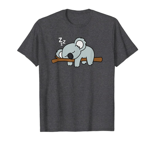 Cute Sleeping Koala Bear Cool Gift For Animal Lovers T-Shirt-176941