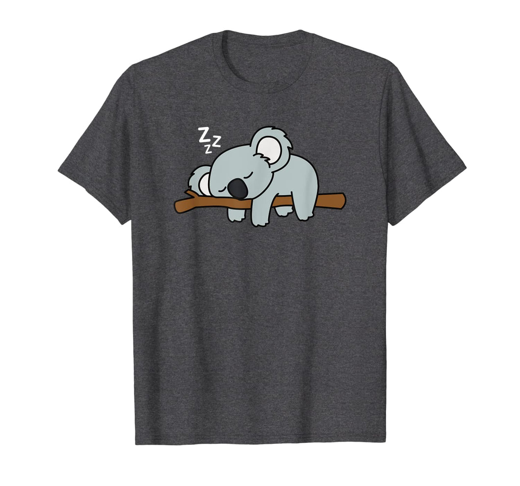 Cute Sleeping Koala Bear Cool Gift For Animal Lovers T-Shirt-176941