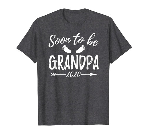 Mens Soon To Be Grandpa Est.2020 Shirt Pregnancy Announcement T-Shirt
