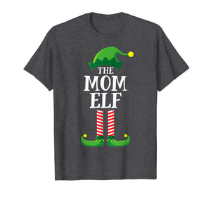 Mom Elf Matching Family Group Christmas Party Pajama T-Shirt