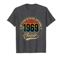 Load image into Gallery viewer, Awesome Since 1969 T-Shirt 50th Birthday Gifts 50 Year Old T-Shirt 104251
