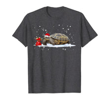 Load image into Gallery viewer, Funny shirts V-neck Tank top Hoodie sweatshirt usa uk au ca gifts for Funny Russian Tortoise Christmas T-Shirt Santa Hat Animal T-Shirt 1018318
