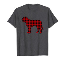 Load image into Gallery viewer, Mastiff Christmas Decor Red Plaid Buffalo Dog Gifts Family T-Shirt-1503139
