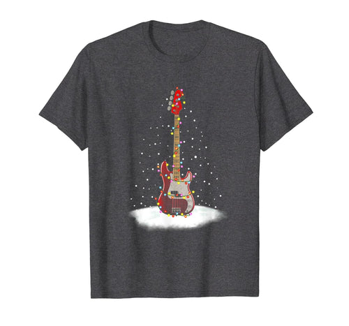 Christmas Guitar Funny Guitarist Christmas Gifts T-Shirt-813603