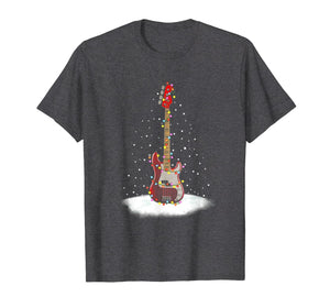Christmas Guitar Funny Guitarist Christmas Gifts T-Shirt-813603