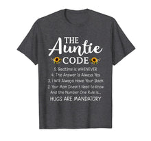 Load image into Gallery viewer, Funny Family Matching Gifts For Aunt The Auntie Code T-Shirt-3161373
