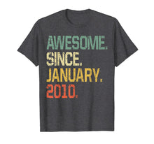 Load image into Gallery viewer, 10 Years Old Shirt Gift- Awesome Since January 2010 T-Shirt-1060238
