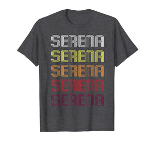 Serena Retro Wordmark Pattern - Vintage Style T-Shirt T-Shirt