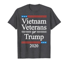 Load image into Gallery viewer, Vietnam Veterans For Trump 2020 USA Flag Republican GOP Gift T-Shirt
