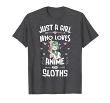 Load image into Gallery viewer, Anime And Sloths Gifts for Daughter and Girls T-Shirt-3204312
