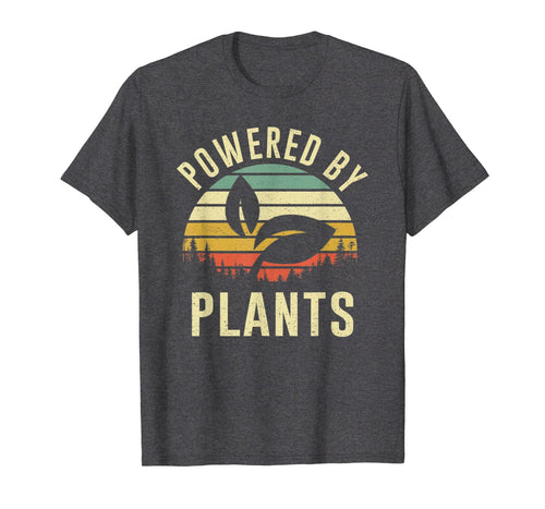 Vintage Powered By Plants Shirt Vegan Vegetarian-122297