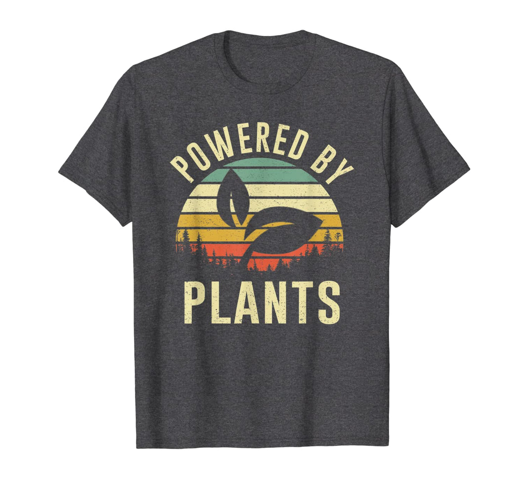 Vintage Powered By Plants Shirt Vegan Vegetarian-122297