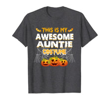 Load image into Gallery viewer, This Is My Awesome Auntie Costume Halloween Gift T-Shirt

