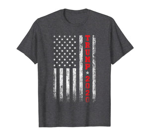Trump 2020 American Flag Vintage T-Shirt 42557