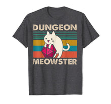 Load image into Gallery viewer, Funny shirts V-neck Tank top Hoodie sweatshirt usa uk au ca gifts for Dungeon Meowster Retro Vintage Funny Cat Lover T-Shirt 114650
