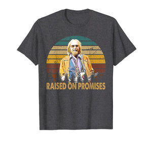 Funny shirts V-neck Tank top Hoodie sweatshirt usa uk au ca gifts for Vintage Tom tshirt Petty Country Musician Raised on Promises T-Shirt 417141