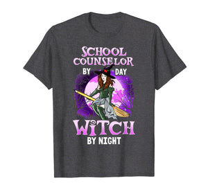 School Counselor Halloween Witch College Counselors Costume T-Shirt