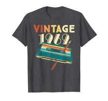 Load image into Gallery viewer, Vintage 1969 Music Cassette 50th Birthday Gifts 50 Years Old T-Shirt 132987
