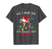 Load image into Gallery viewer, Funny shirts V-neck Tank top Hoodie sweatshirt usa uk au ca gifts for All I Want For Christmas Is Elephants Funny Xmas Gift T-Shirt 163593
