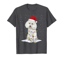 Load image into Gallery viewer, Poodle Santa Christmas Tree Lights Xmas Gifts T-Shirt-931591
