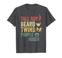 Load image into Gallery viewer, Perfect gift for kids dude-TALL GUY BEARD TWINS PURPLE HOSER T-Shirt-446879
