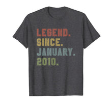 Load image into Gallery viewer, Legend Since January 2010 10th Birthday 10 Years Old Gifts T-Shirt-3194170
