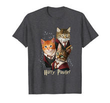 Load image into Gallery viewer, Potter Cats Cute Harry Pawter Kitten gift for Her T-Shirt-742317
