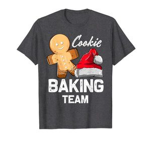 Funny shirts V-neck Tank top Hoodie sweatshirt usa uk au ca gifts for Cookie Baking Team Gingerbread Santa Hat Christmas Gift T-Shirt 1228364