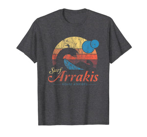 Funny shirts V-neck Tank top Hoodie sweatshirt usa uk au ca gifts for Arrakis - Vintage Distressed Surf - Dune - Sci Fi T-Shirt 162395