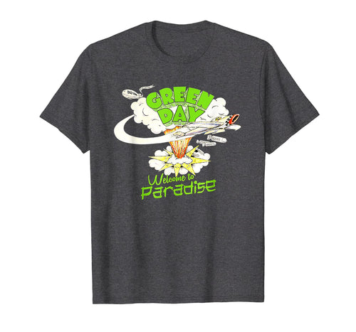 New Green day Tshirt welcome to paradise design gift 339787