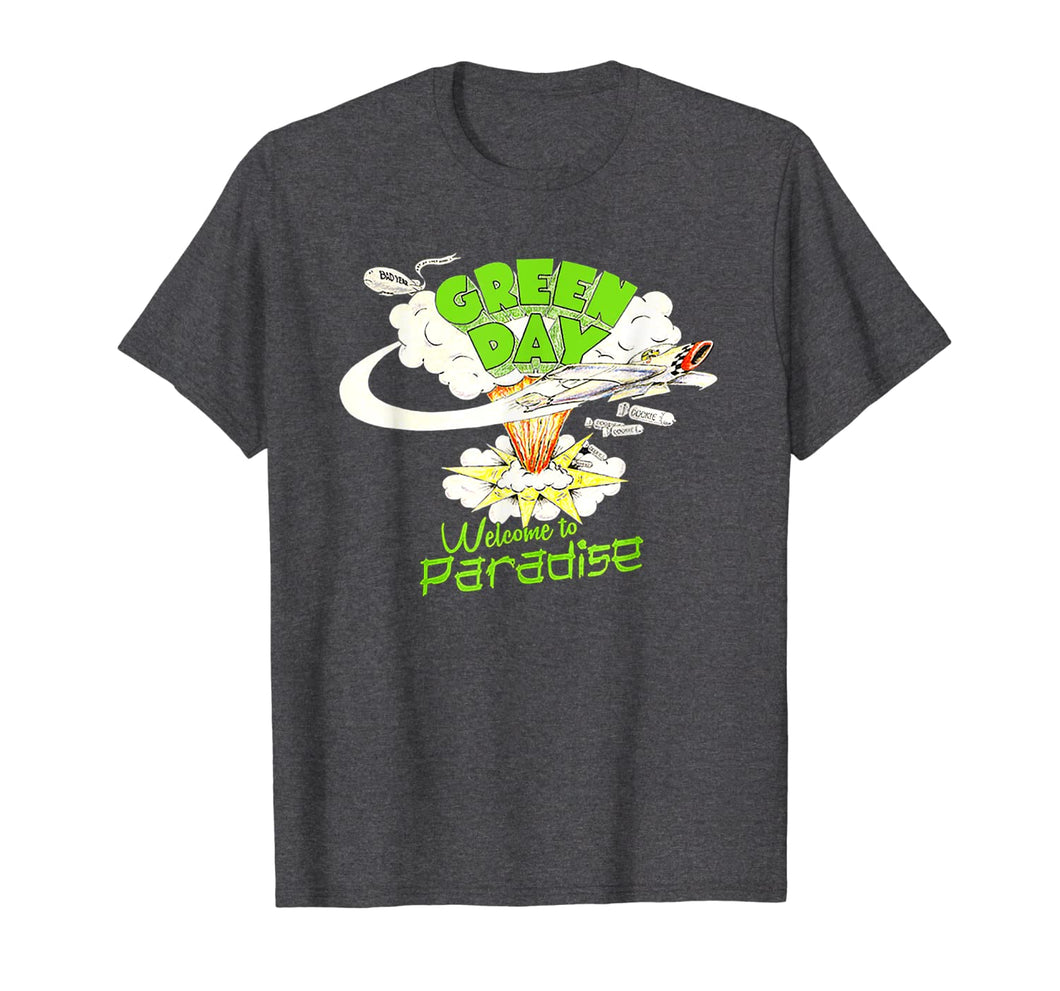 New Green day Tshirt welcome to paradise design gift 339787