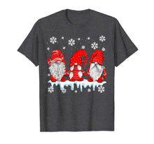 Load image into Gallery viewer, Three Gnomes In Red Costume Christmas Gift Funny X-mas Tee T-Shirt
