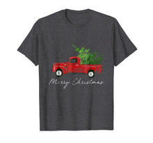 Load image into Gallery viewer, Vintage Christmas Classic Truck T-Shirt with Snow and Tree
