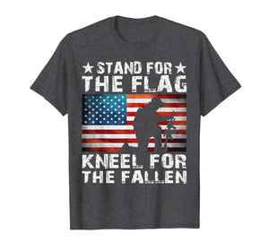 Stand For The Flag Kneel For The Fallen T-Shirt