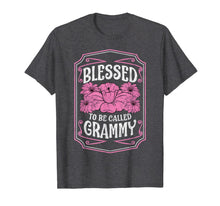 Load image into Gallery viewer, Blessed To Be Called Grammy Cute Floral Christmas Gifts T-Shirt-3159722
