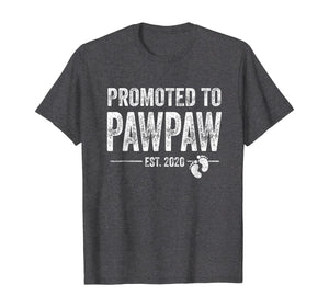Promoted To Pawpaw 2020 Vintage Announcement Pregnancy TShirt450630