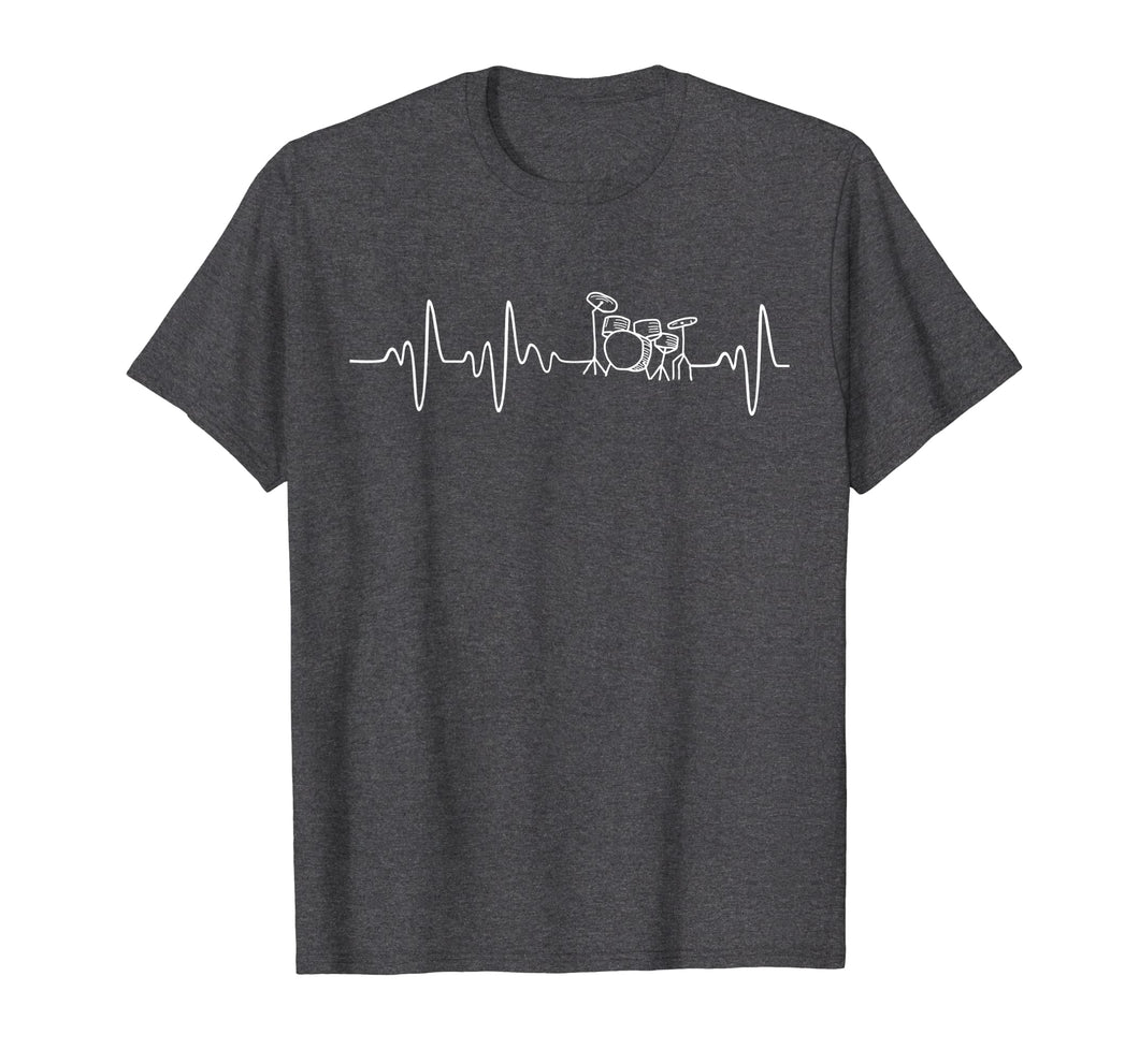 Heartbeat Drummer Drumsticks Drums T-Shirt