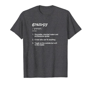 Funny shirts V-neck Tank top Hoodie sweatshirt usa uk au ca gifts for Grampy Definition T Shirt - Funny Father's Day Gift Tee 2054483