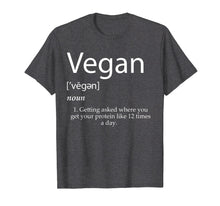 Load image into Gallery viewer, Funny shirts V-neck Tank top Hoodie sweatshirt usa uk au ca gifts for Vegan Definition Shirt - Funny Vegan Joke - Women Men Kids 222209
