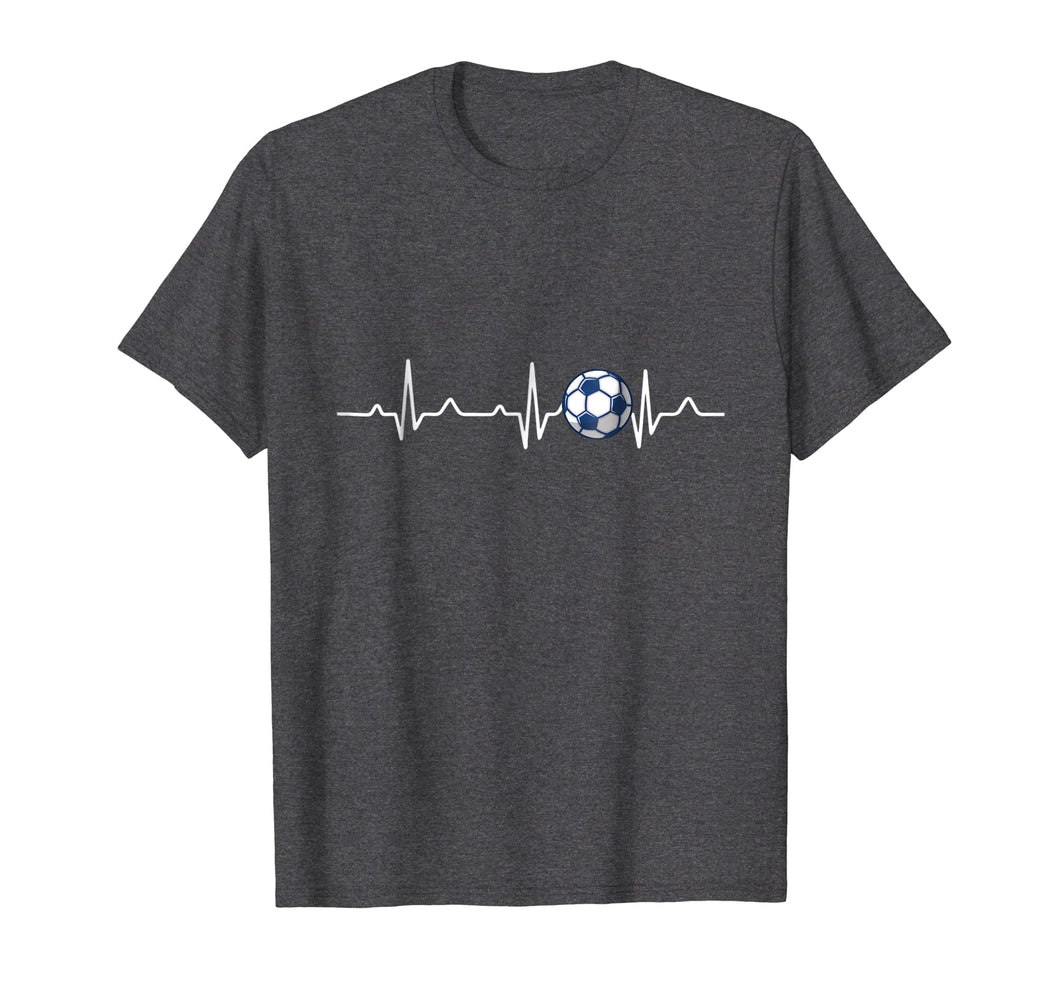 Heartbeat Soccer Lover Gift T-Shirt