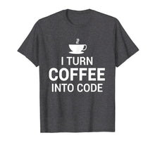 Load image into Gallery viewer, Funny shirts V-neck Tank top Hoodie sweatshirt usa uk au ca gifts for Programmer Coffee Into Code Coding T-Shirt 3083139
