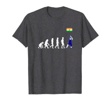 Load image into Gallery viewer, Funny shirts V-neck Tank top Hoodie sweatshirt usa uk au ca gifts for Evolution of man into cricket player with Indian team Jersey 2573048
