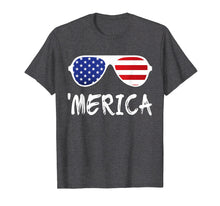 Load image into Gallery viewer, Funny shirts V-neck Tank top Hoodie sweatshirt usa uk au ca gifts for Merica Sunglasses T-Shirt Patriotic Fourth of July Gift 1628879

