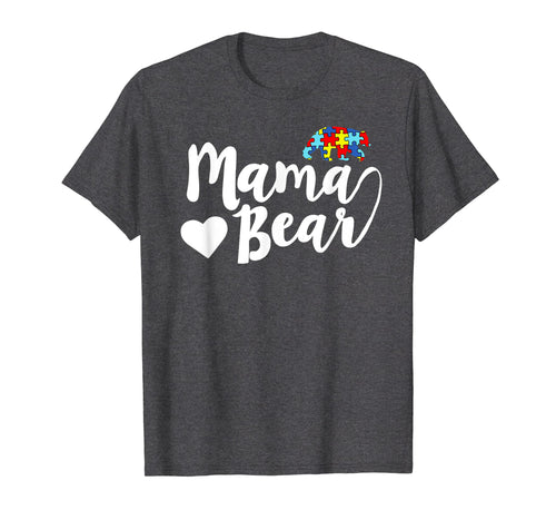 Funny shirts V-neck Tank top Hoodie sweatshirt usa uk au ca gifts for Mama Bear Austim Mom T-shirt Autism Gifts 3352673