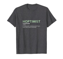 Load image into Gallery viewer, Original HOPTIMIST Short Sleeve Shirt for Craft Beer Lovers
