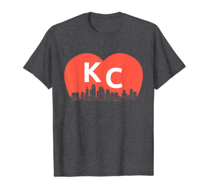 Funny shirts V-neck Tank top Hoodie sweatshirt usa uk au ca gifts for KC Heart Vintage Kansas City Cityscape Shirt 1143114