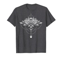 Load image into Gallery viewer, Funny shirts V-neck Tank top Hoodie sweatshirt usa uk au ca gifts for Lotus Flower Shirt with Om Symbol and Moon. Yoga, Meditation 1236354

