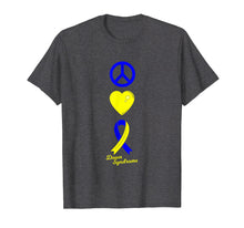 Load image into Gallery viewer, Funny shirts V-neck Tank top Hoodie sweatshirt usa uk au ca gifts for Peace Sign World Down Syndrome Day T Shirt Women Kids 2706196
