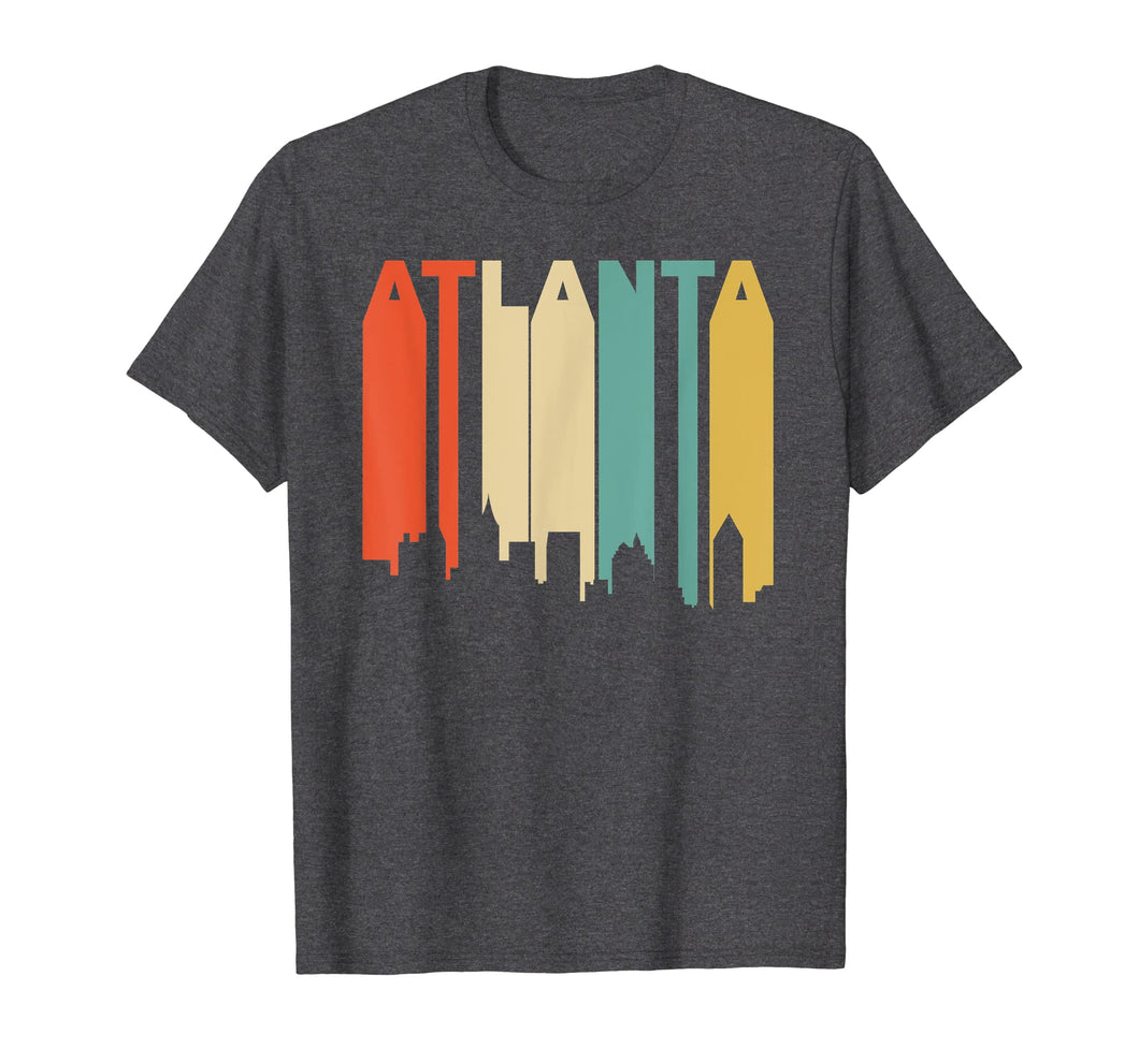 Funny shirts V-neck Tank top Hoodie sweatshirt usa uk au ca gifts for Retro 1970's Style Atlanta Georgia Skyline T-Shirt 2777112