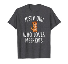 Load image into Gallery viewer, Funny shirts V-neck Tank top Hoodie sweatshirt usa uk au ca gifts for Just A Girl who loves MEERKATS T-Shirt Funny MEERKAT Tee 3984578
